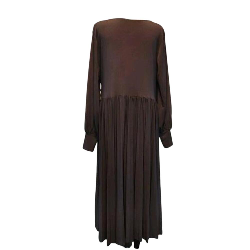 ELOQUII Size 16 Black Twist Front V-Neck 3/4 Sleeve Dress - Picture 3 of 7